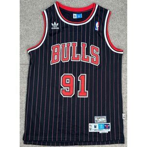 Adidas Hardwood Classics NBA Chicago Bulls #91 Dennis Rodman‎ 1995-96 Size M
